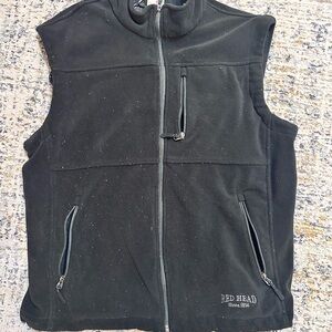 RedHead Black Fleece Vest